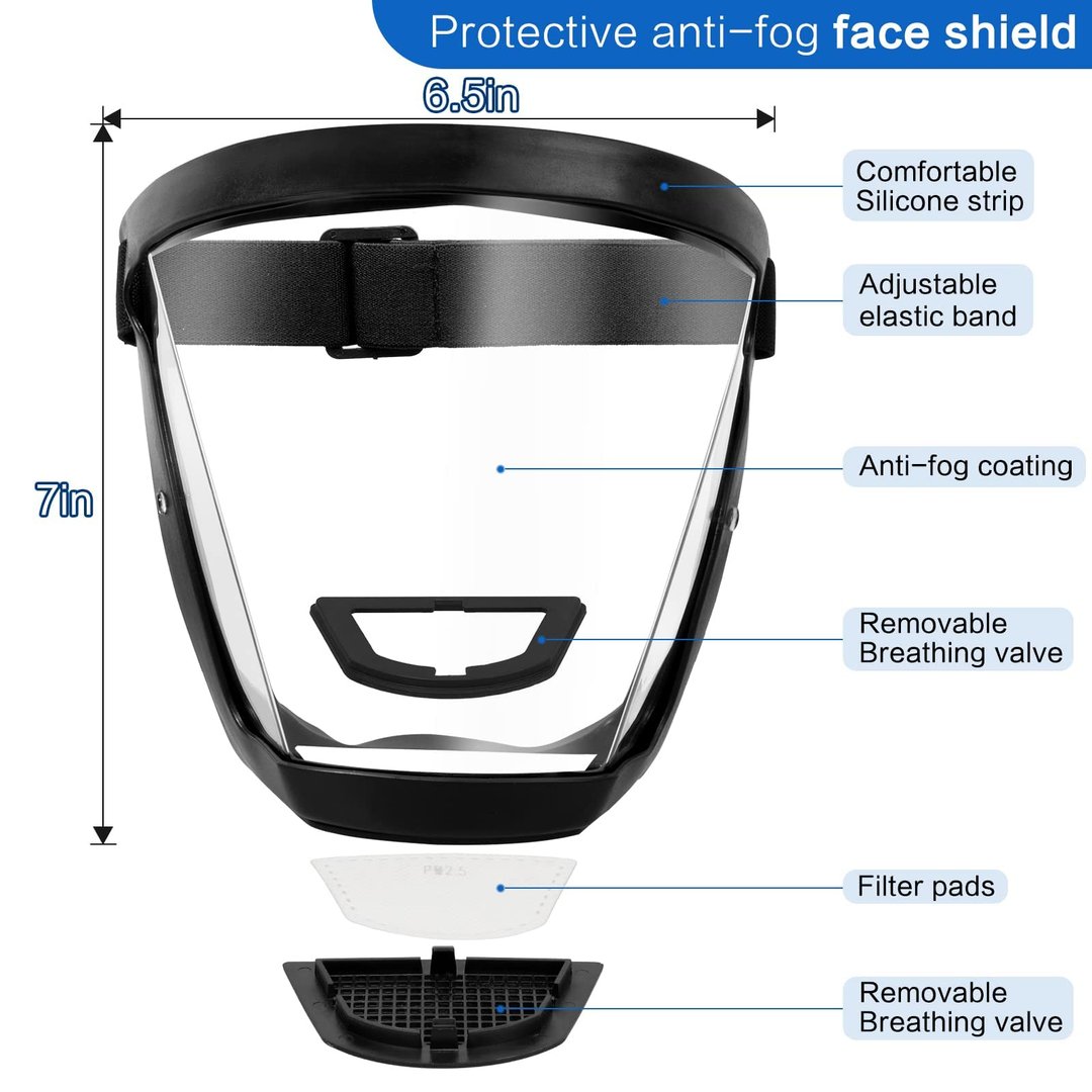 BowLift | ANTI-FOG PROTECTIVE FULL FACE SHIELD