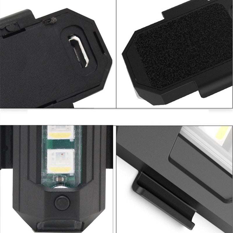 BowLift | 7 Colour LED Aircraft Strobe Light with USB Charging