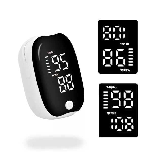 BowLift | Fingertip Pulse Oximeter | Fast, Accurate Blood Oxygen Monitor with LED Display for Home Health Tracking