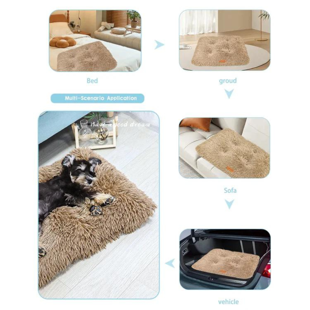 FluffRest • Plush Dog Bed