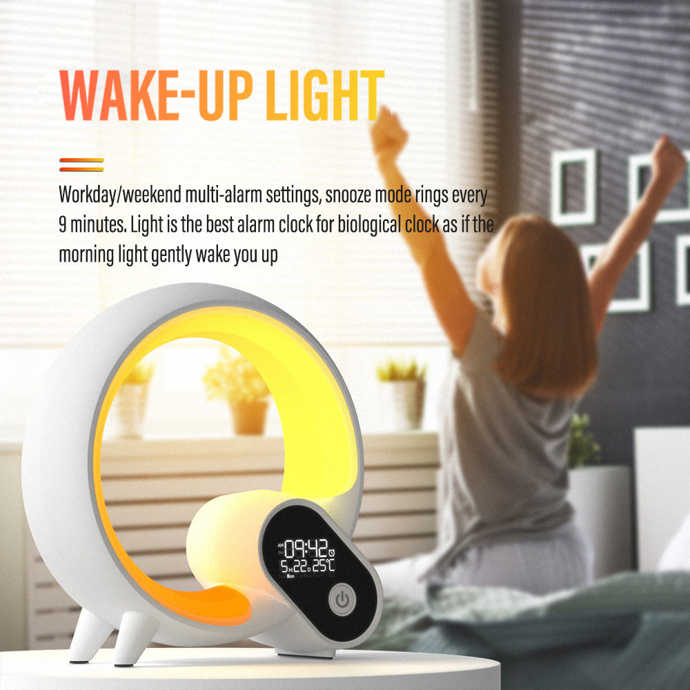 BowLift | 3-in-1 Bluetooth Speaker and Alarm Clock Lamp - Lit Lamp Good Gifts for New Home