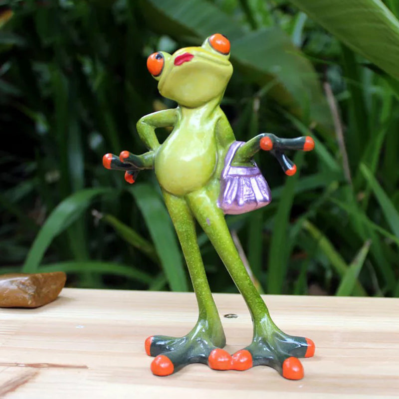 BowLift | Festival Frog Resin Crafts Frog Pastoral Ornament