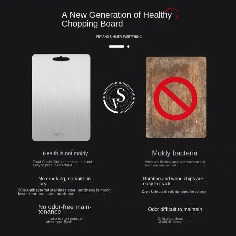 BowLift | CHEFSTEEL – Cutting board made of stainless steel, robust & easy to clean for hygienic work