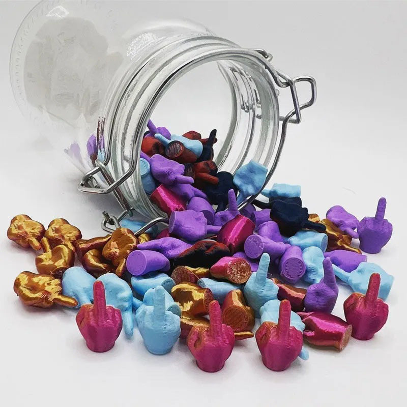 BowLift | Glass with Middle Fingers