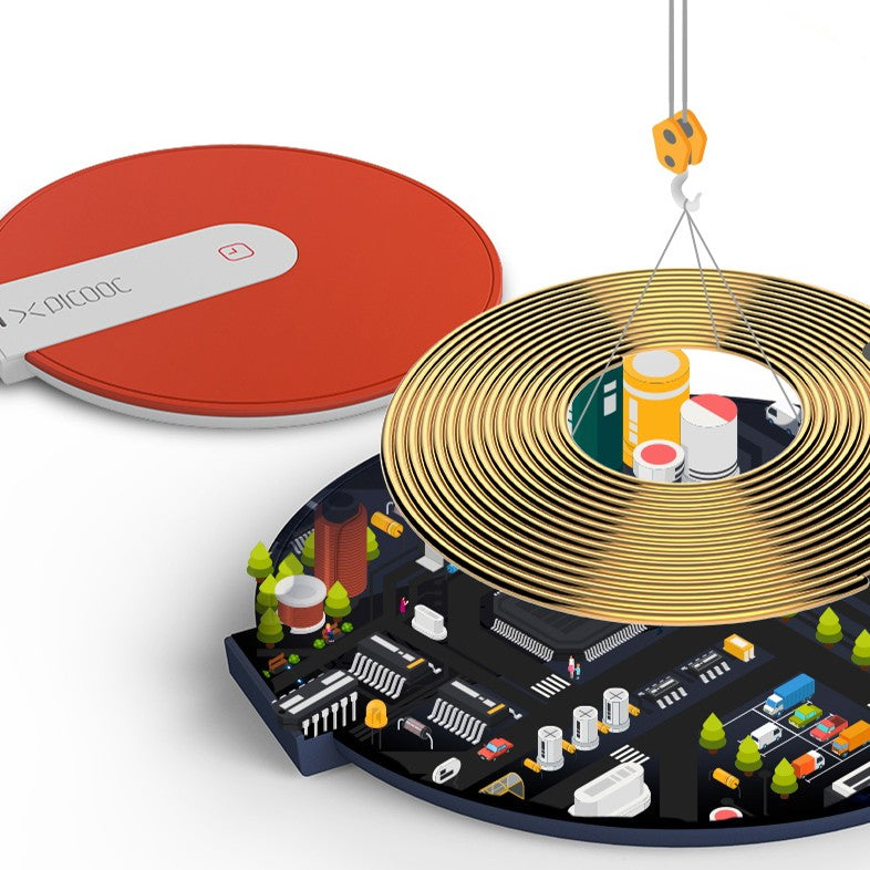 BowLift | Fast Charging Wireless Charger, Support QC2.0/3.0, with Automatic Power Off and Intelligent Temperature Control, for Home & Office