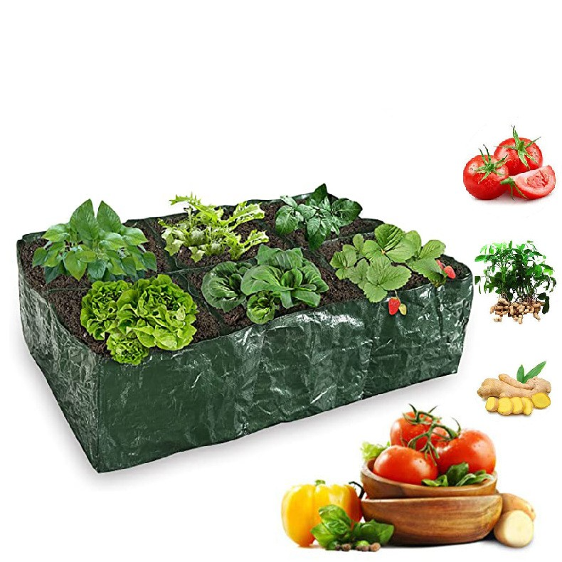 BowLift | Planting bag with multiple compartments – Robust garden storage for plants and herbs