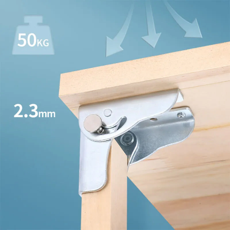 BowLift | 90 Degree Self-Locking Folding Hinge