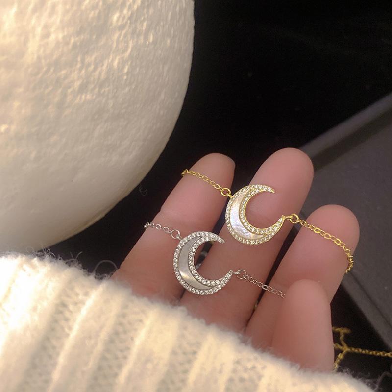 BowLift | Fashion Rhinestone Moon Necklace