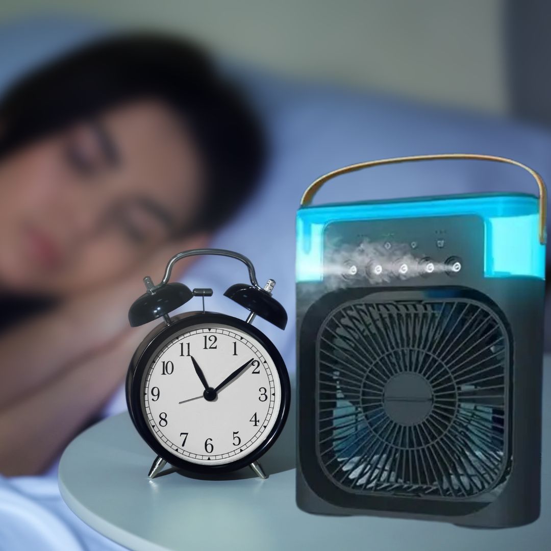 BowLift | 3-in-1 Air Cooler Humidifier | Portable, Adjustable Fan Speeds & Ideal for Bedrooms, Offices & Small Spaces