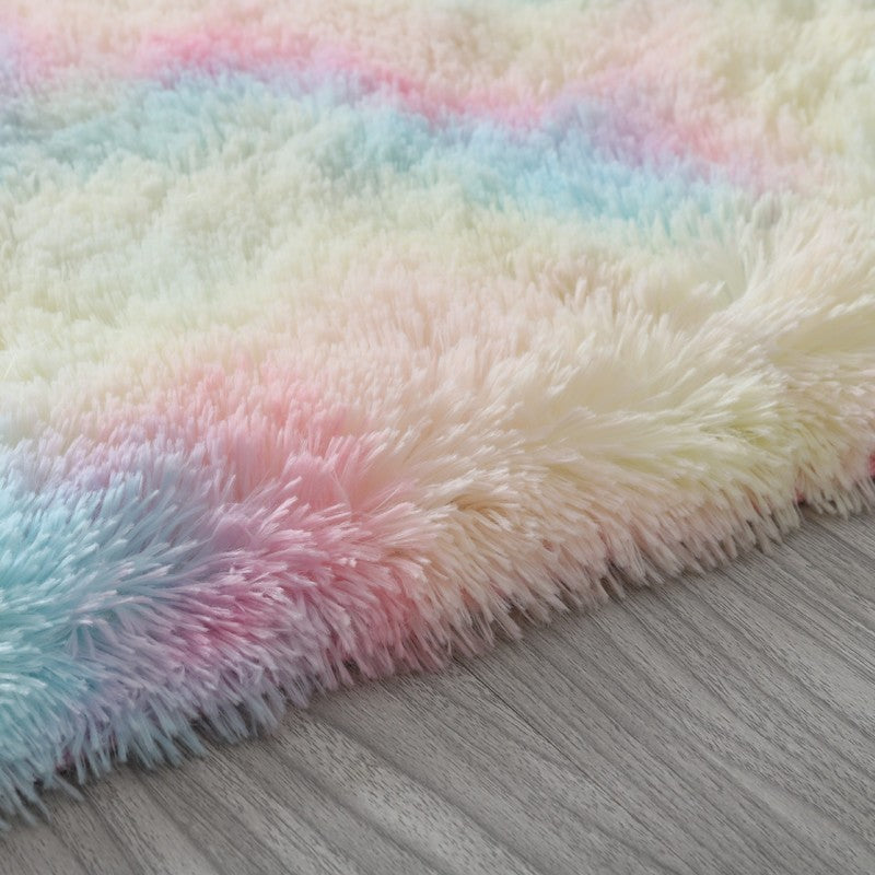 BowLift | Gradient Tie-Dye Plush Rug for Vibrant Home Decor
