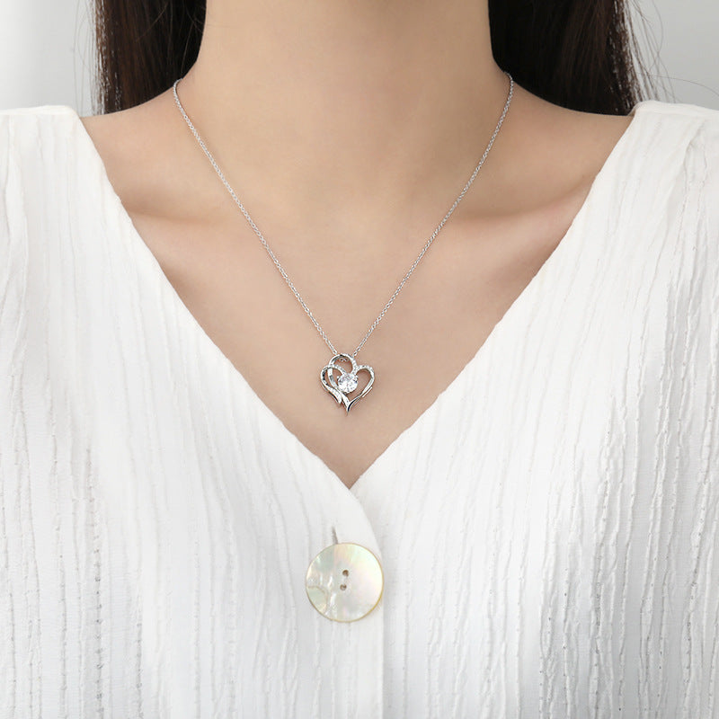 BowLift | Diamond Love Heart Necklace
