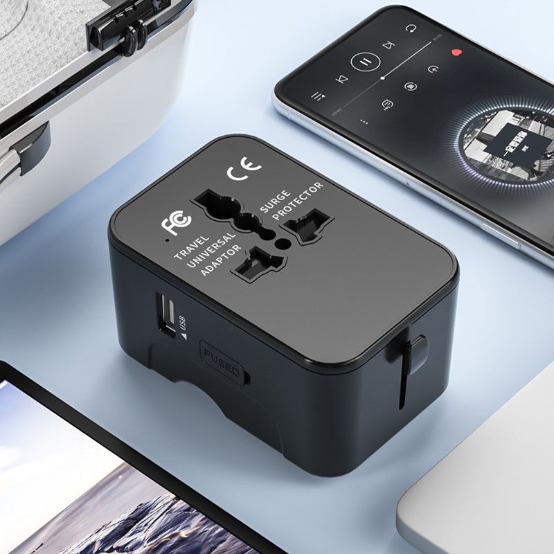 BowLift | Universal Travel Adapter with Dual USB Ports