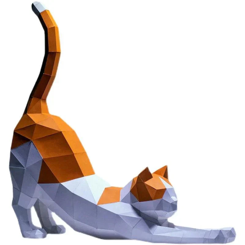 BowLift | 3D Creative Set Paper Cat for Self-Assembly