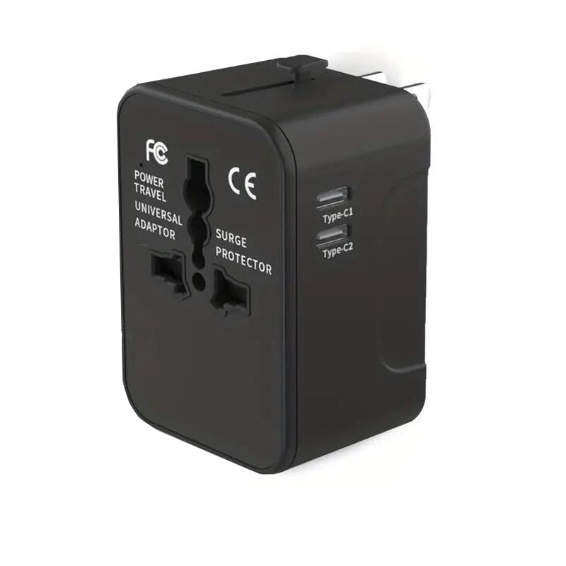 BowLift | Universal Travel Adapter with Dual USB Ports