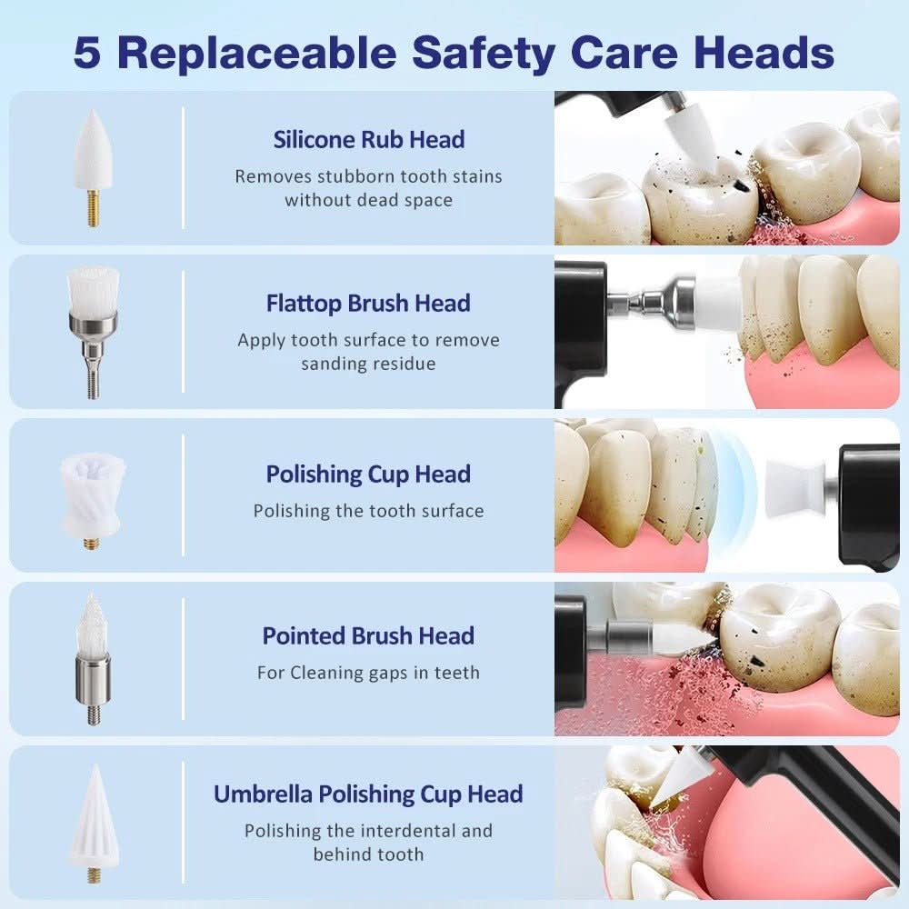 BowLift | 5-in-1 wireless tooth polisher for gleaming white teeth