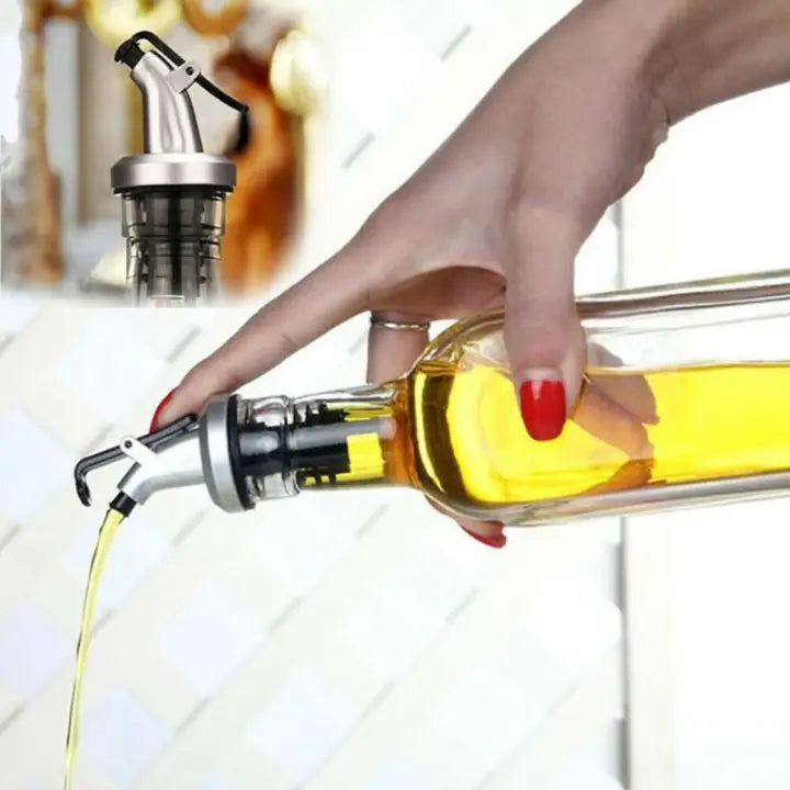 BowLift | 4 pieces | Pourer for oil & sauce bottles – drip-free, leak-proof