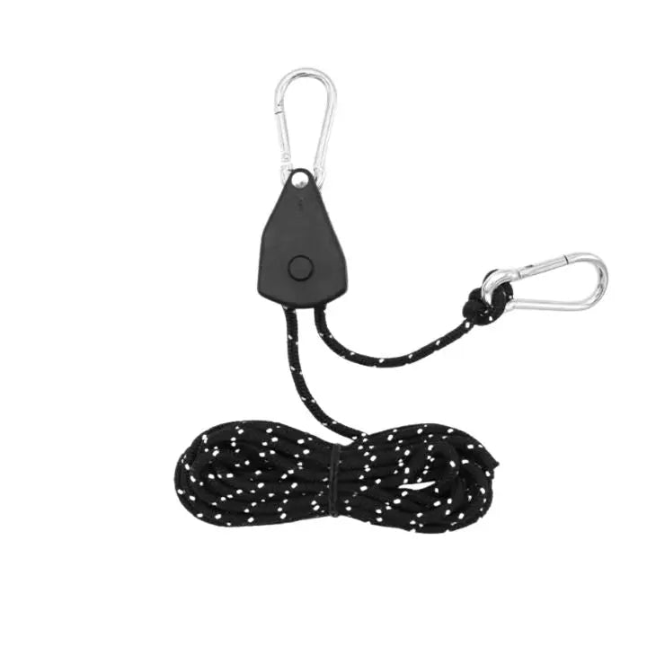 BowLift | 4 pieces | Adjustable outdoor camping rope – stable, reflective and compact