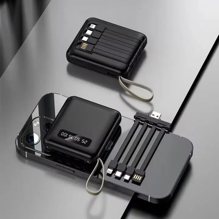 BowLift | 4-in-1 Powerbank Fast Charging – Compact & Powerful