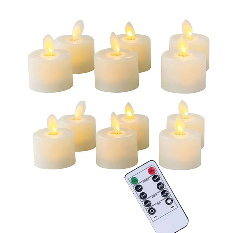 BowLift | GlowFlame LED Tealight – Realistic Flame-less Candle for Atmospheric Lighting
