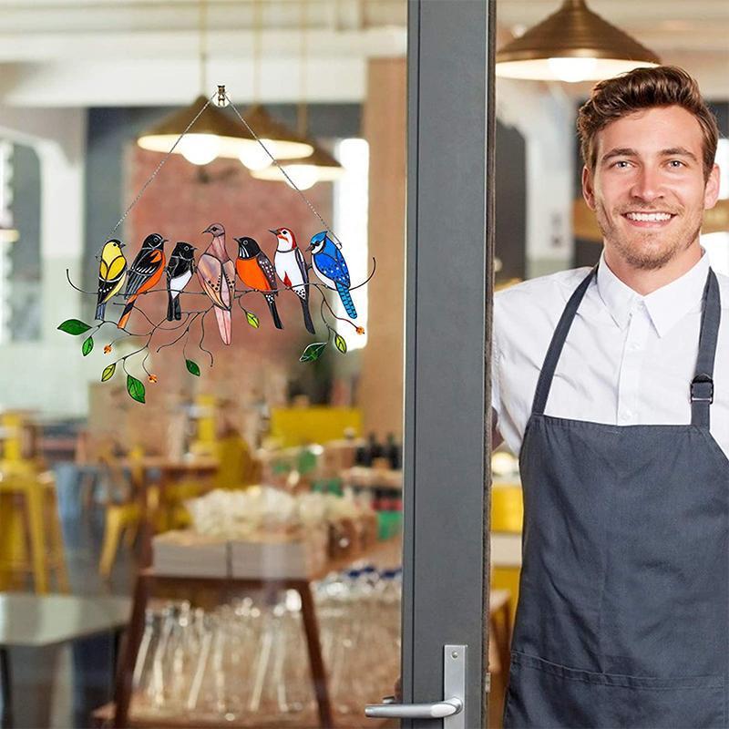 BowLift | Colorful Bird Window Hanger Sun Seeker