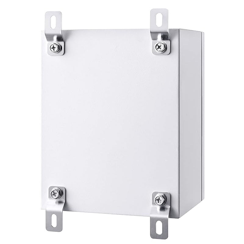 BowLift | 10" x 8" x 6" Wall-Mounted Electronic Enclosure Steel Electrical Box IP65 Weatherproof Metal Box