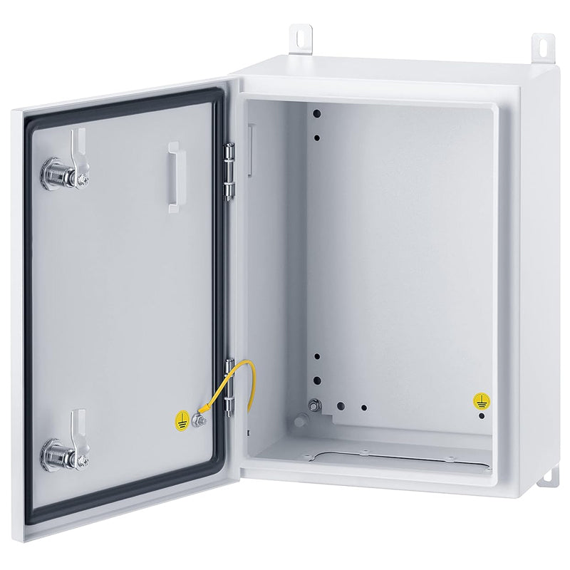 BowLift | 16" x 12" x 6" Electrical Enclosure Box Metal Junction Box IP65 Weatherproof Outdoor Electrical Box