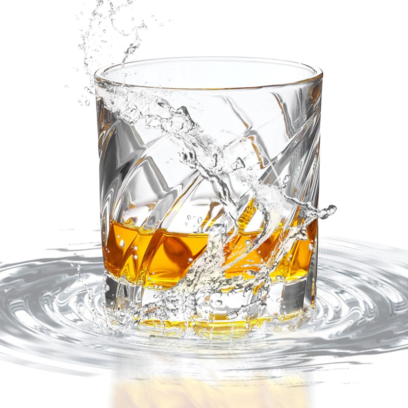 BowLift | 150ml/5oz Spinning Whiskey Glass Old Fashioned Glass Cocktail Glass Bourbon Glass
