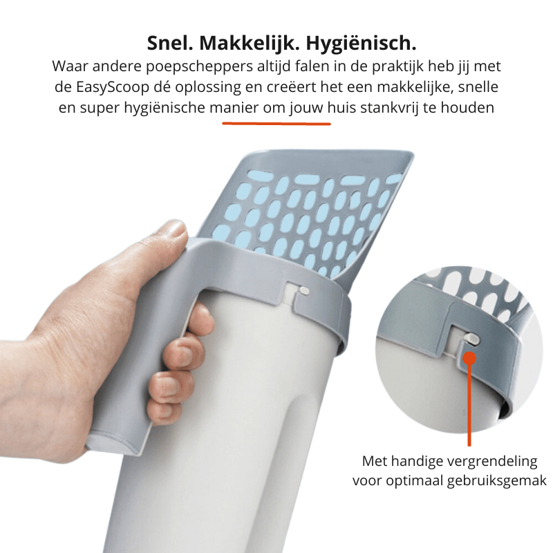 BowLift | EASYSCOOP – Cat scoop with integrated collection container for odor-free cleaning