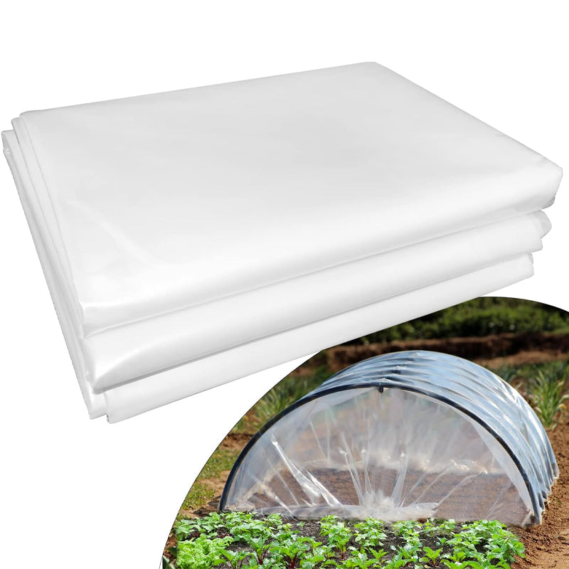 BowLift | 10 x 26 Ft Greenhouse Film 6 Mil Thickness UV Resistant Clear Polyethylene Film GreenHouse Plastic Cover