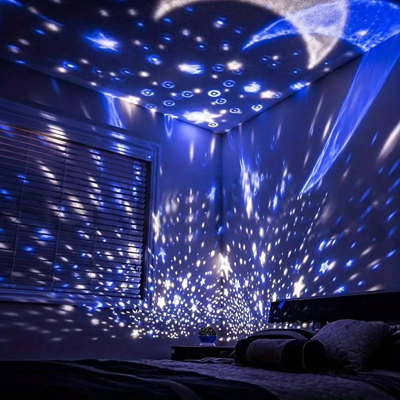 BowLift | Starry Sky Night Light for Kids – Magical LED Projector with Color Change