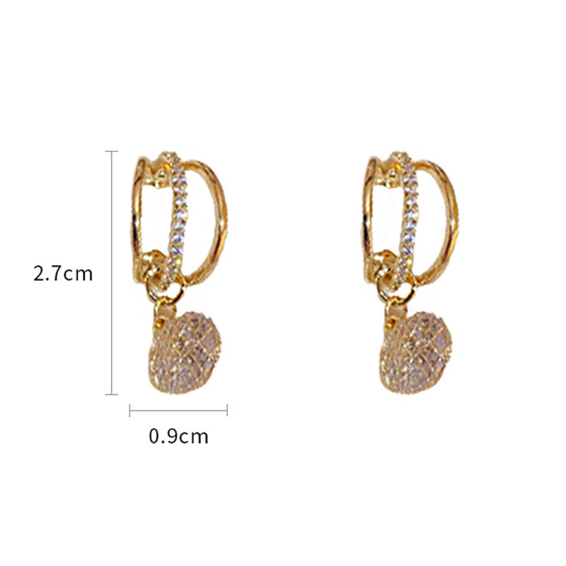 BowLift | Fashion Diamond Crown Earrings