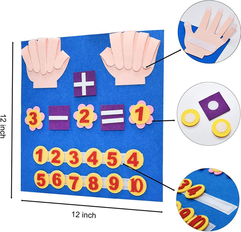 BowLift | Felt Finger Number Counting Toy