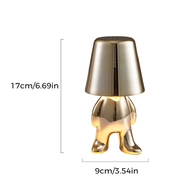 BowLift | Thinker Little Golden Man Table Lamp