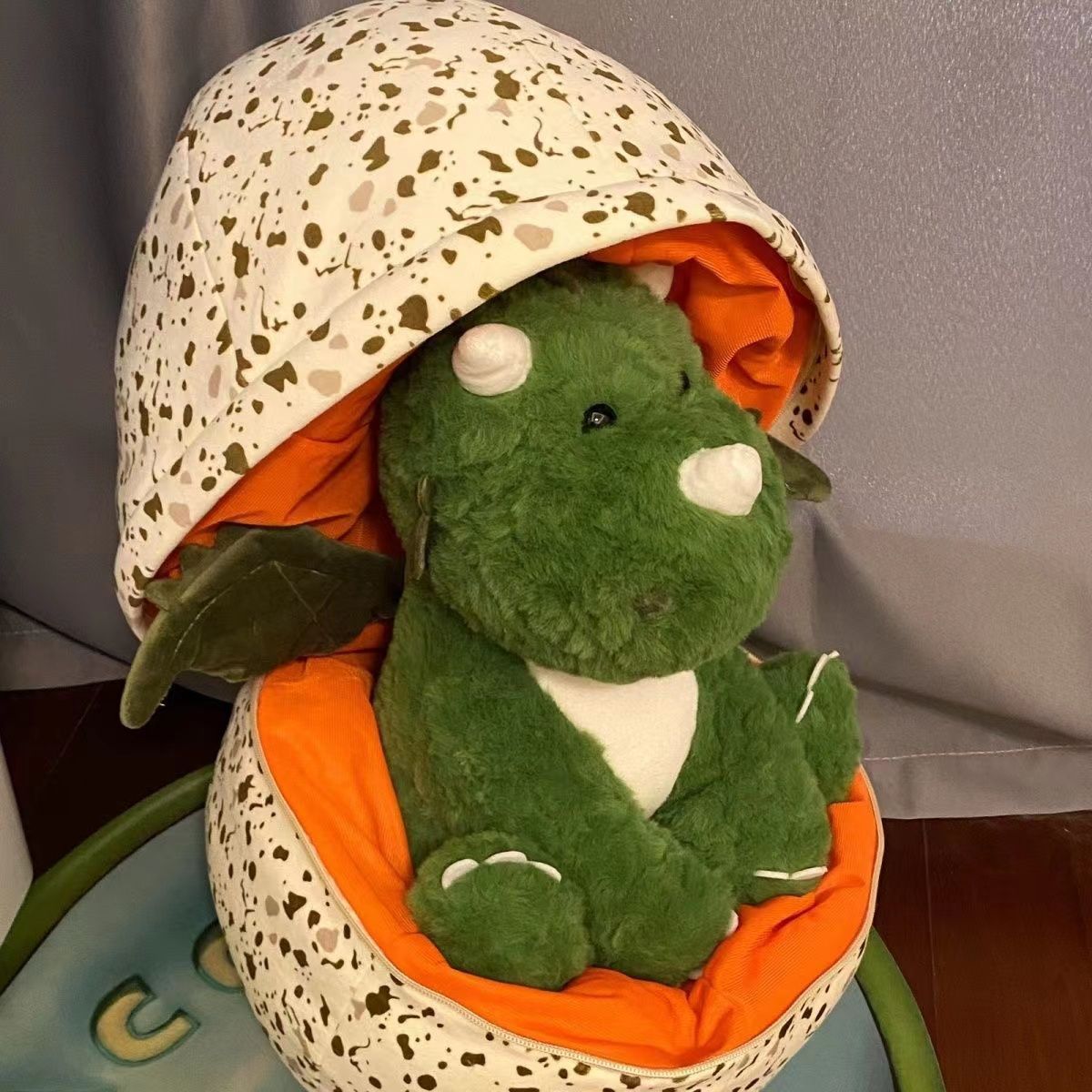 BowLift | Plush Dinosaur + Eggshell - Small
