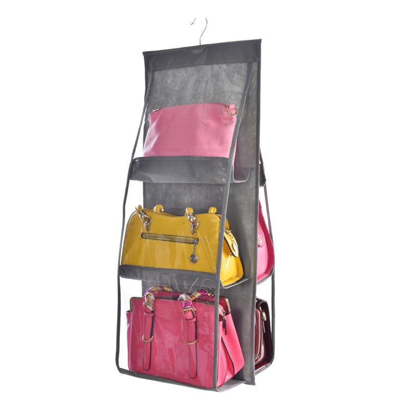 BowLift | Double-Sided Hanging Storage Bag – Six-Layer Organizer for Handbags