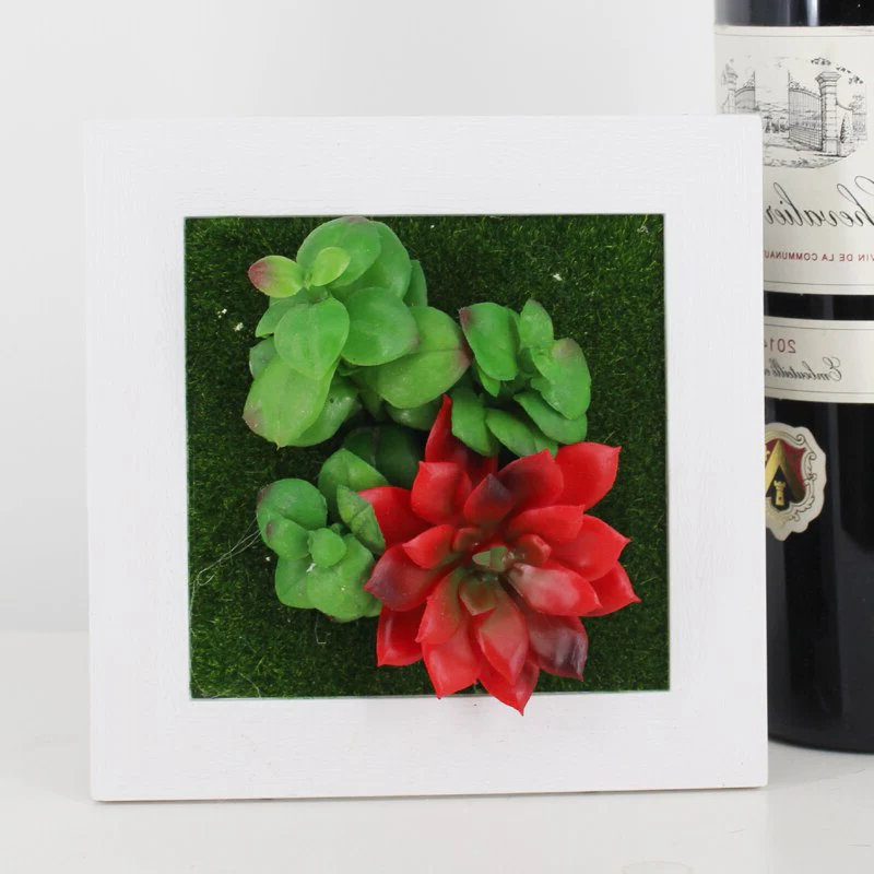 BowLift | GreenFrame Wall Decoration – 3D Art Plant in Modern Hanging Frame