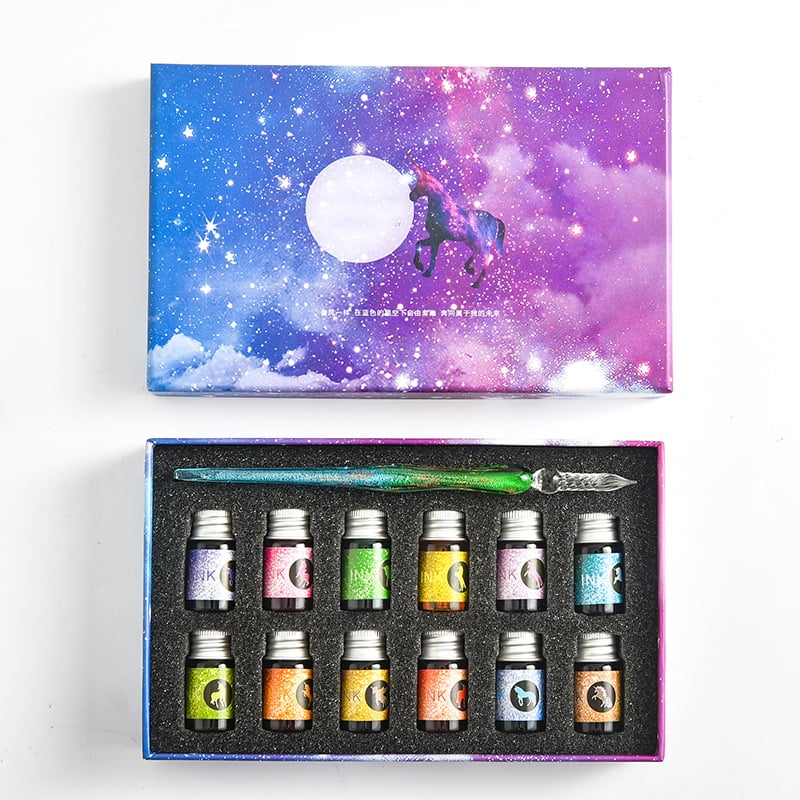 BowLift | Calligraphy Glass Dip Pen Ink Set