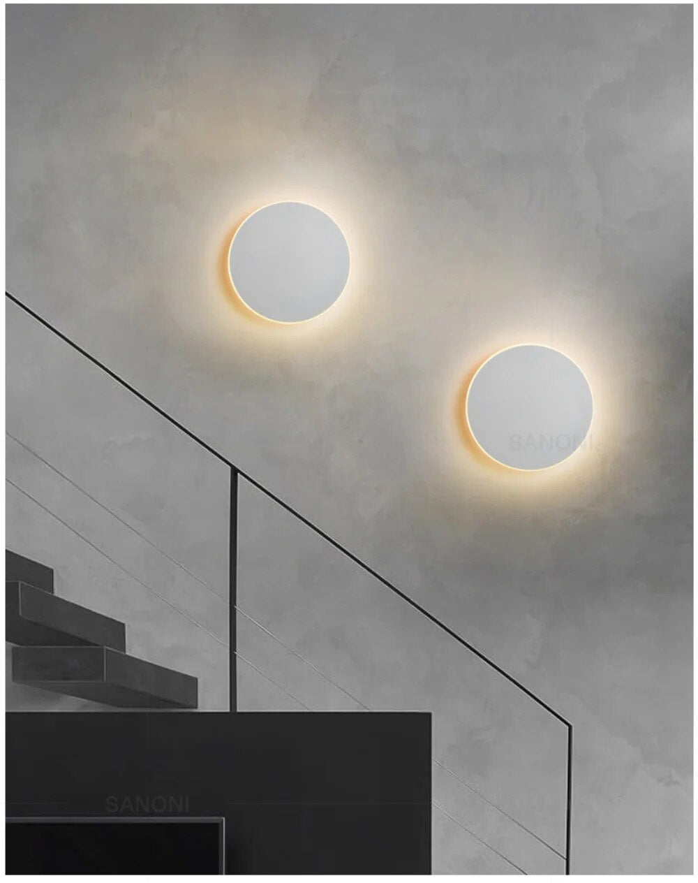 BowLift | LightRing | Minimalist LED Wall Light