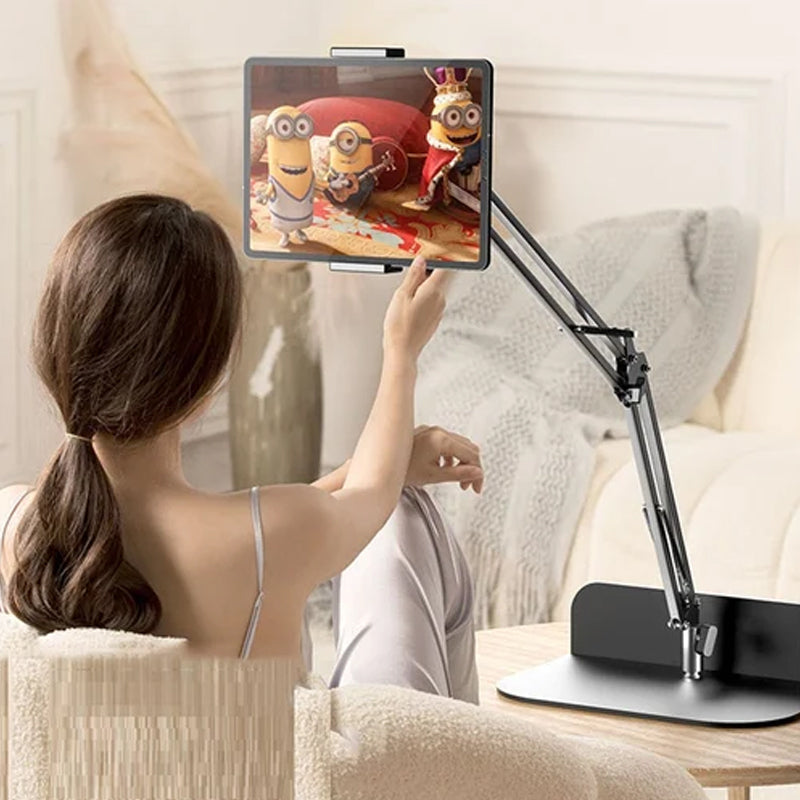 BowLift | Extendable, concealed phone/tablet holder at the bed