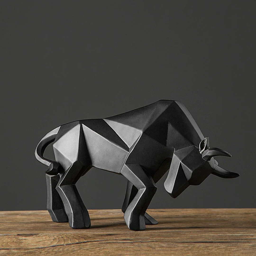 BowLift | Geometric Bull Sculpture