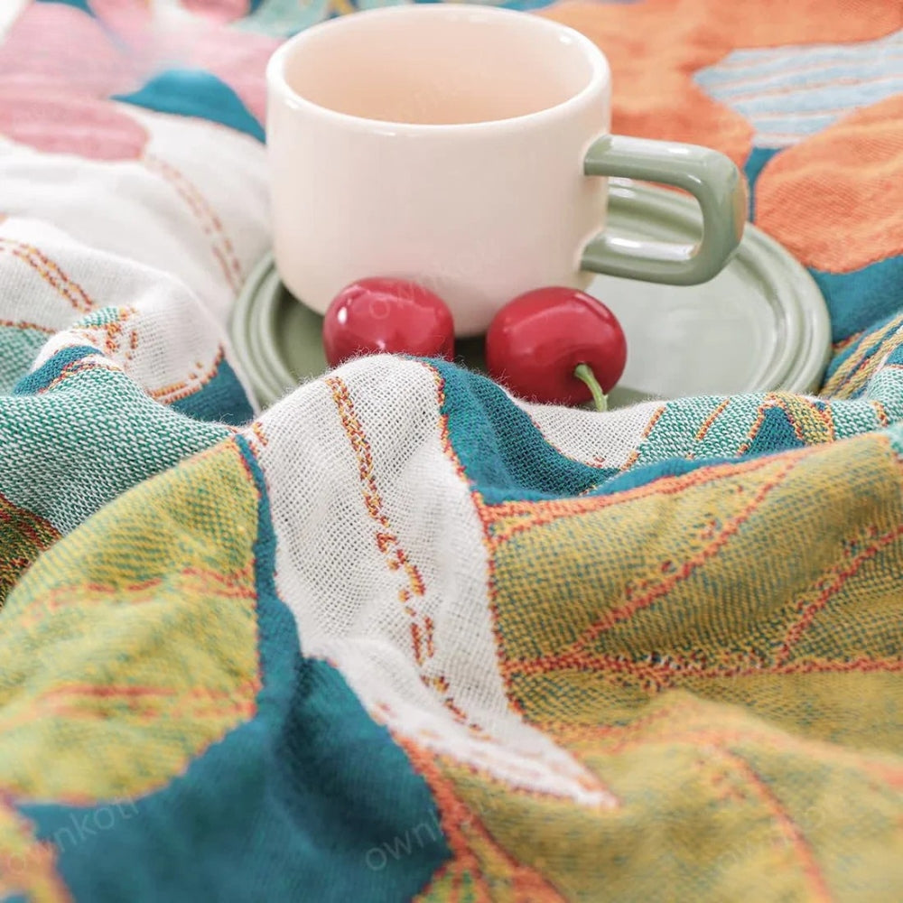 BowLift | Garden-Inspired Cotton Gauze Blanket