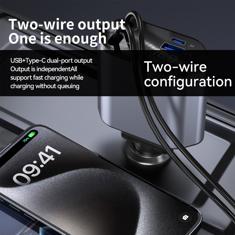 BowLift | Four-in-One Car Phone Charger