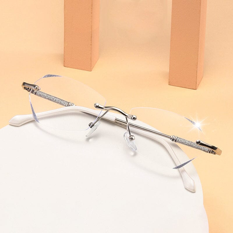 BowLift | Fashionable rimless anti-blue light reading glasses