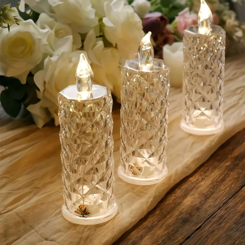 BowLift |  Crystal Rose Candle Holder - Romantic charm without being messy