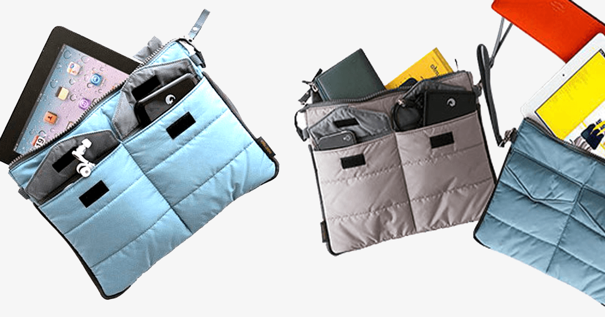 BowLift | Slim Bag-in-Bag - Made of polyester - Portable & small - Multiple zippered pockets - Easily fits in your suitcase