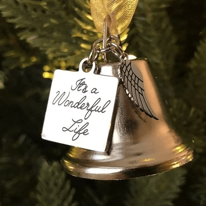 BowLift | 🎄Christmas Tree Memorial Ornaments Angel Wings Bell Hangings Hanging Decoration