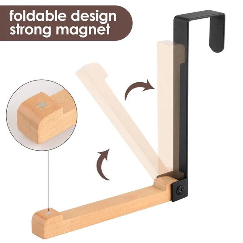 BowLift | Foldable Wood Over The Door Hooks