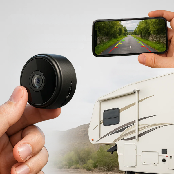 BowLift | HD Wireless Backup Camera for RVs, Trucks, and Trailers - Night Vision, Waterproof, Easy Installation