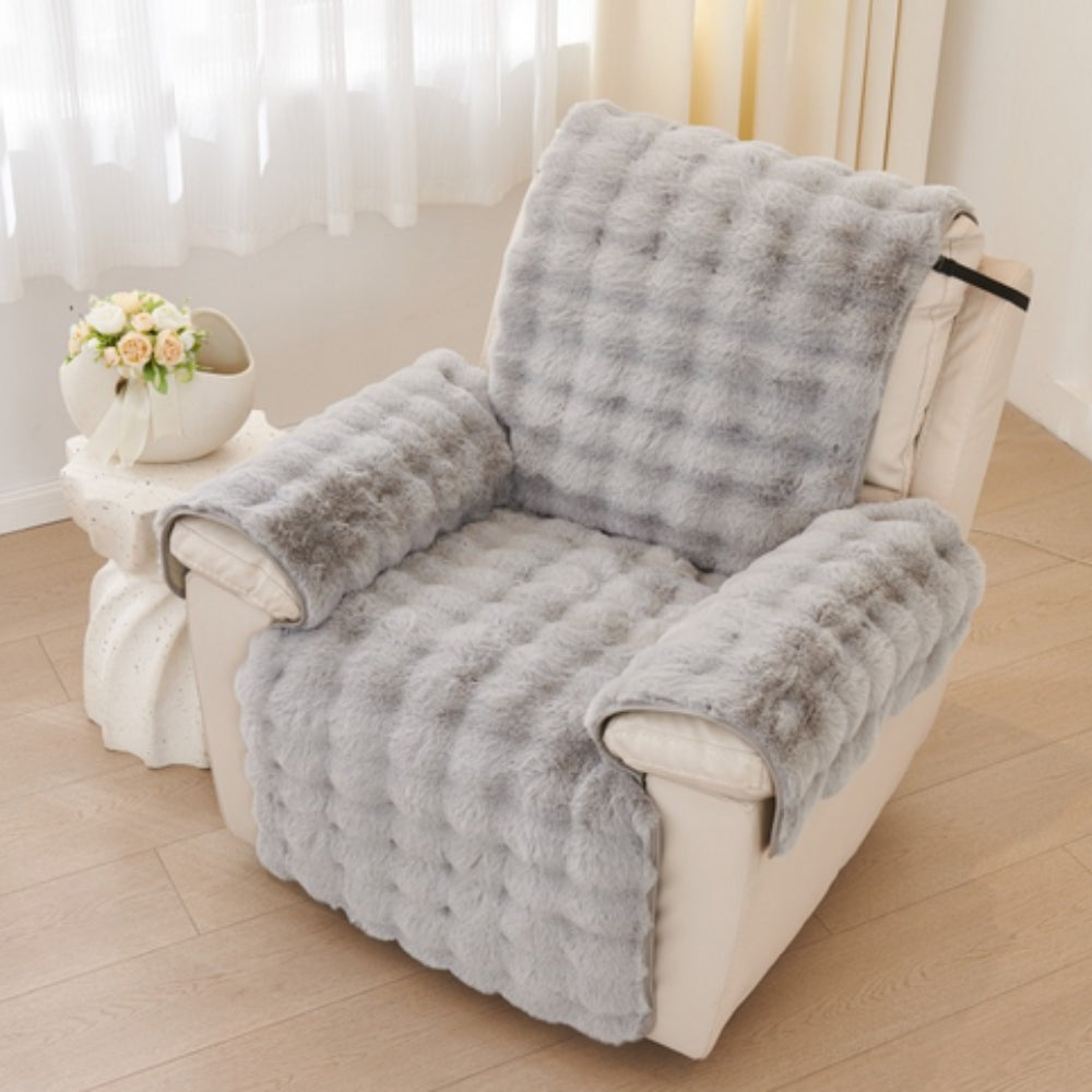 BowLift | Faux Fur Recliner Sofa Cover