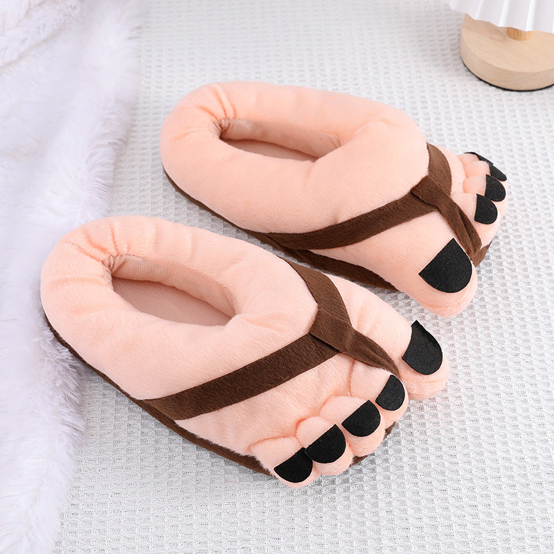 BowLift | Funny Foot Plush Novelty Slippers